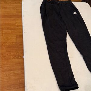 Women’s Adidas Black Pants size small with zippers at ankles